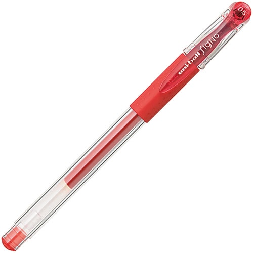 シグノ細字 0.5mm 赤 10本