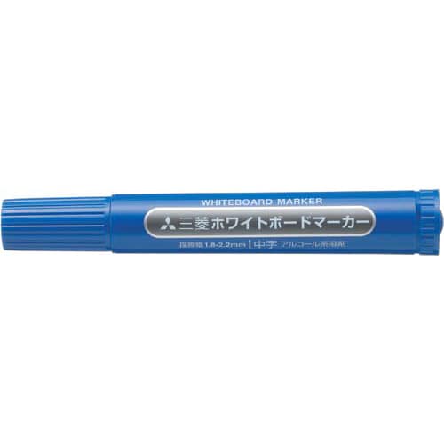 ホワイトボードマーカー 中字丸芯 青