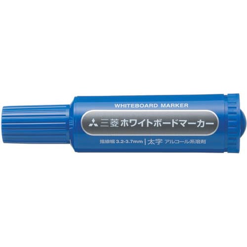 ホワイトボードマーカー 太字丸芯 青 10本