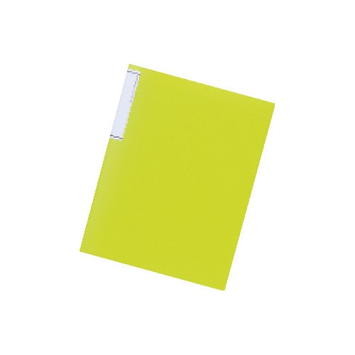 クリヤーブック(スリム) A4縦10P 黄緑 3冊