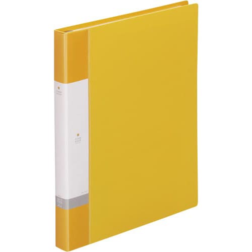 クリヤーブック交換式 黄 A4縦背幅25mm10冊
