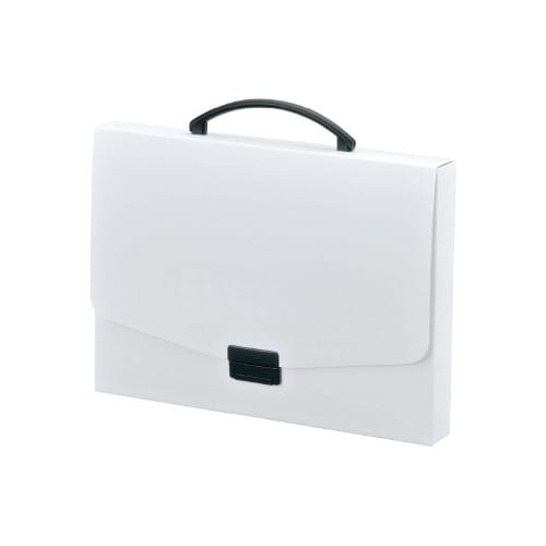 AQUA DROPs バッグ A4 白