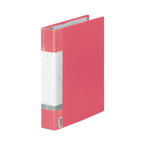 クリヤーブック交換式 赤 A4縦背幅50mm