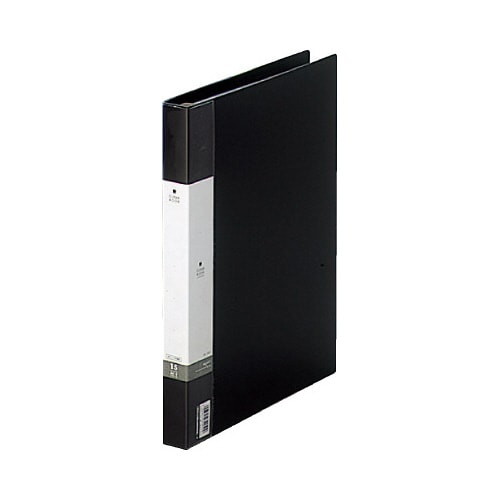 クリヤーブック交換式 黒 A4縦背幅25mm