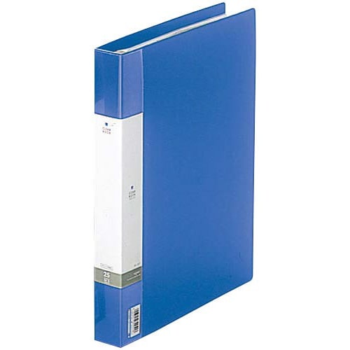 クリヤーブック交換式 青 A4縦背幅35mm6冊