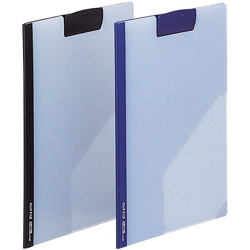 クリップファイル A4 片面 黒