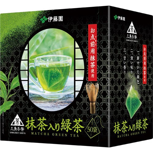 三角茶寮 抹茶入り緑茶 50袋×3