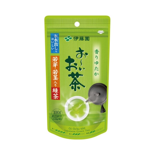 おーいお茶 若芽・若茎入り緑茶 100g入×3