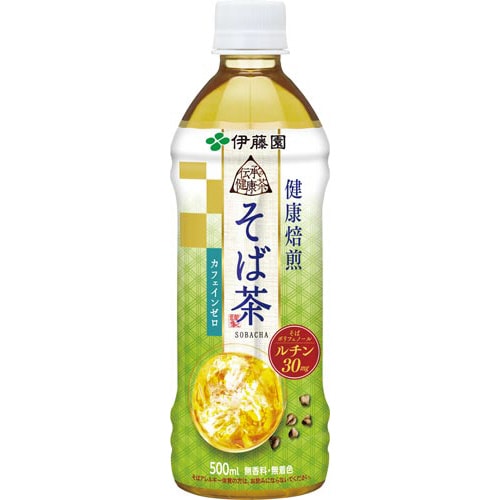 伝承の健康茶 そば茶 500ml 24本