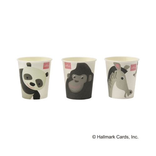 HMどうぶつ柄カップ 7オンス100個入×25