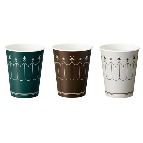 ディープクラウン柄カップ 9オンス100個入×25