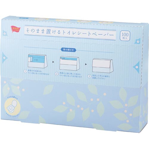 そのまま置けるトイレシートペーパー100枚入×60
