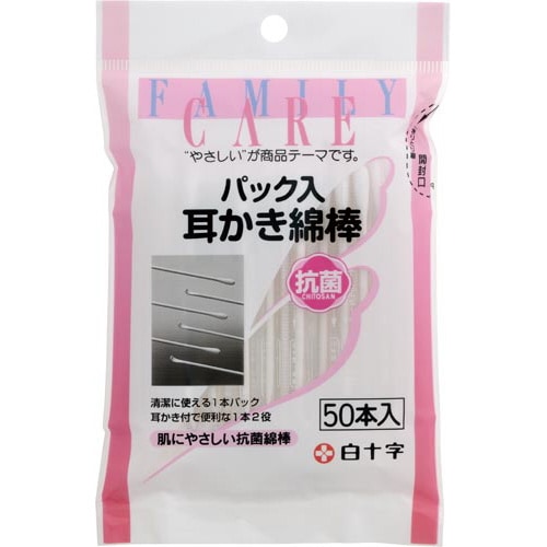 FCパック入耳かき綿棒50本