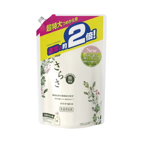 さらさ洗剤ジェル 詰替 1640g×6