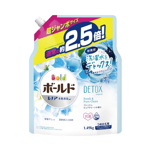 ボールドジェルFピュアクリーン 詰替1490g×6