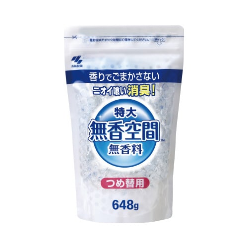 無香空間 特大 つめ替用 無香料 648G×5