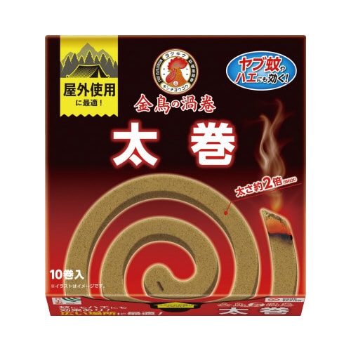 金鳥の渦巻 ハエにも効く 太巻 10巻×3