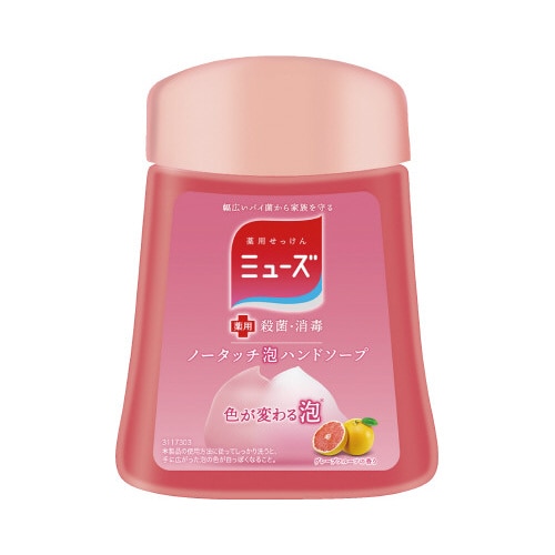 ミューズノータッチ泡 グレープフルーツ 付替×4