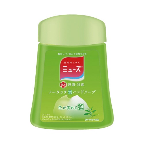 ミューズノータッチ泡 グリーンティー 付替×4