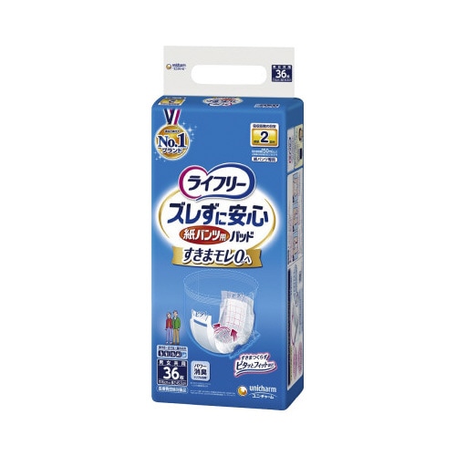 LFズレずに安心紙パンツ専用尿とりパッド36枚×4