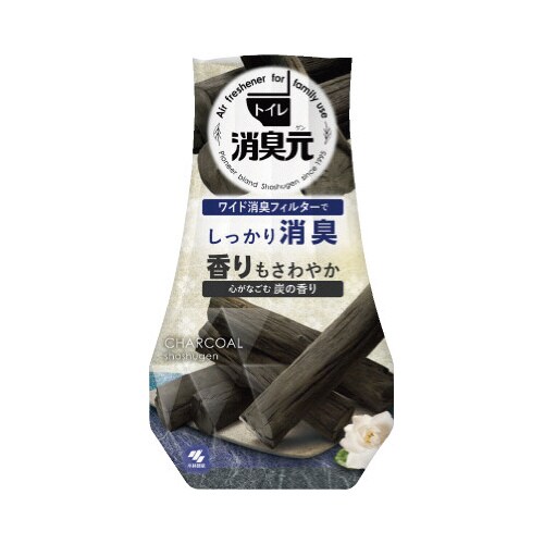 トイレの消臭元 炭の香り 400ml×4