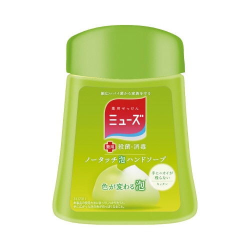 ミューズノータッチ泡 無香料 付替×4