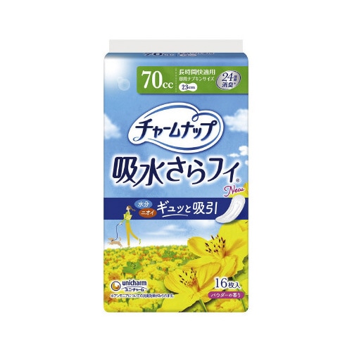 チャームナップ 吸水さらフィ 長時間快適用 16枚