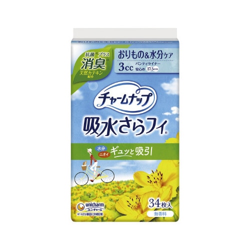 チャームナップ吸水さらフィライナー消臭タイプ34枚