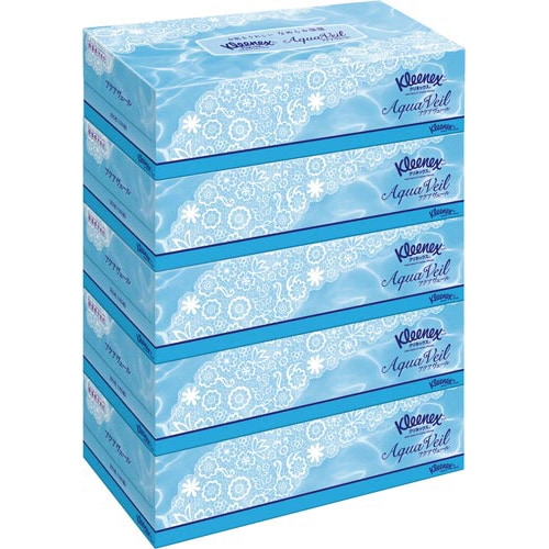 クリネックス アクアヴェール180組×50箱