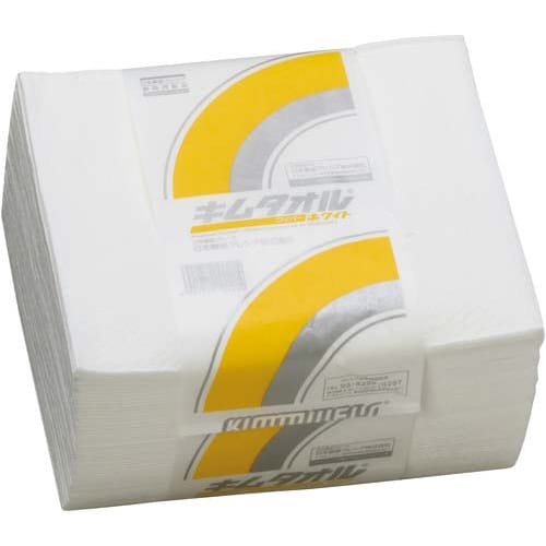 キムタオルホワイト 4つ折り 50枚×24