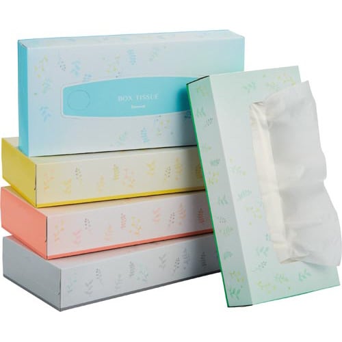 ボックスティシューナチュラル 5箱×12 5梱以上