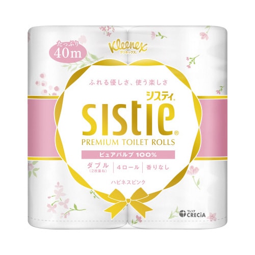 クリネックスシスティ ピンク W40m 4個×10