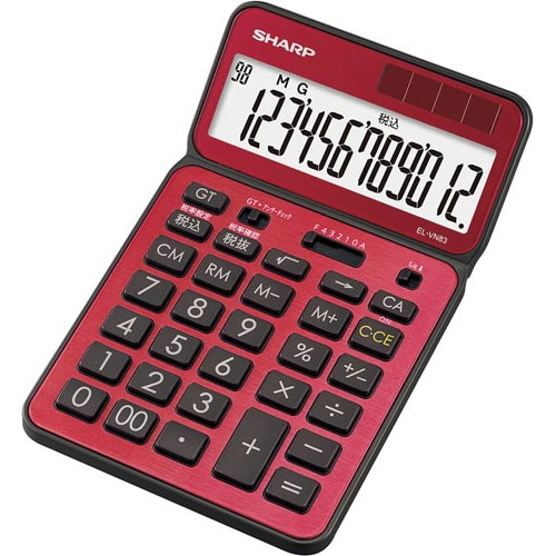 カラー・デザイン電卓 EL−VN83−RX