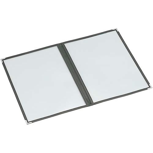 メニューファイル A4表裏 4ページ 黒