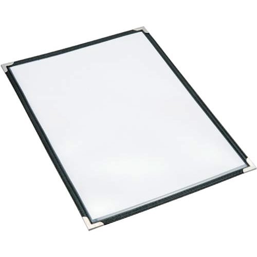 メニューファイル A4表裏 2ページ 黒 5冊入