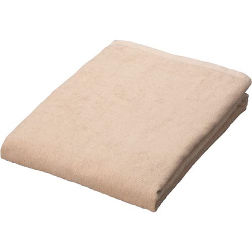 業務用スレン染め 大判バスタオル ベージュ 5枚入
