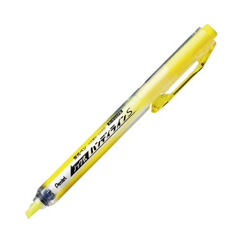 ノック式 ハンディラインS イエロー 10本