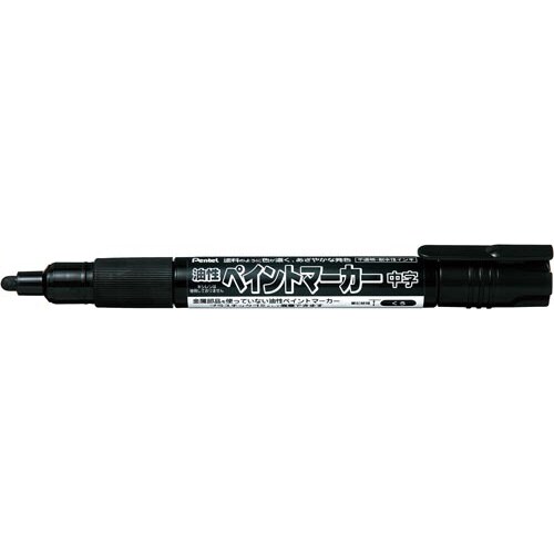 油性マーカー 樹脂ペイントマーカー中字 黒10本