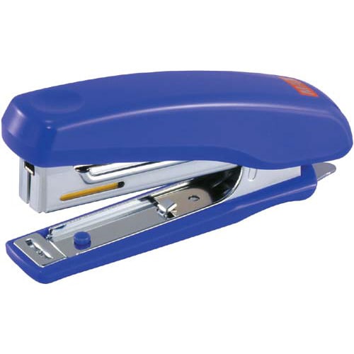 コンパクトホッチキス20枚とじ ブルー3個