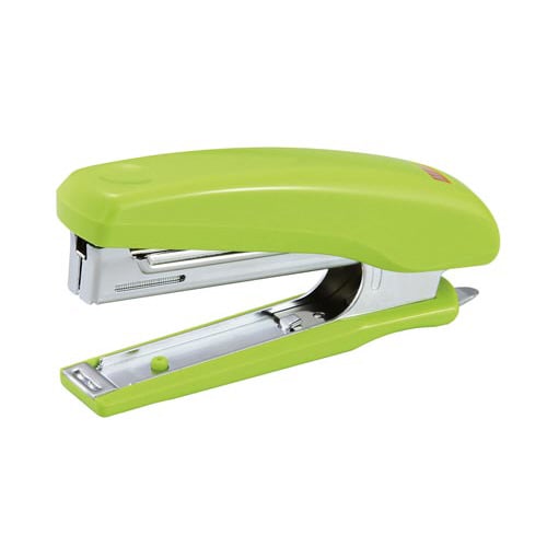 小型ホッチキス HD−10D ライトグリーン 3個