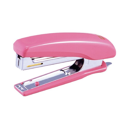 小型ホッチキス 10号針用 ピンク