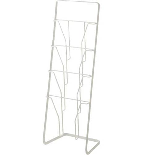 タワー マガジンスタンド 4段 ホワイト