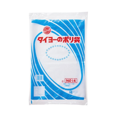 規格袋 0.05mm厚 14号 100枚×5