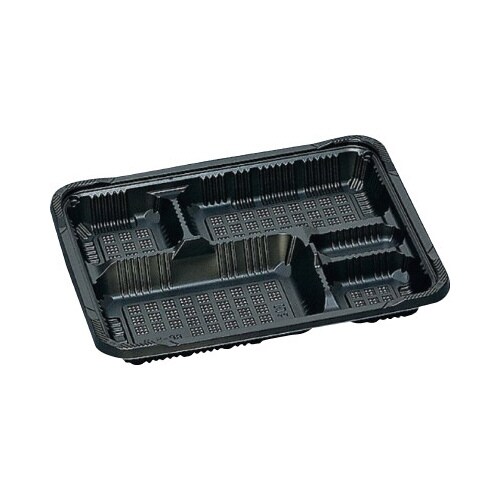 憩いRPー5ー2H黒E本体耐熱弁当容器50枚