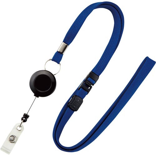 リールストラップ 青