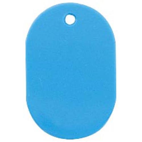 番号札 大 無地 青 60×40mm 10個入