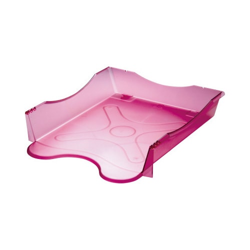 メガタフトレー クリアピンク×5