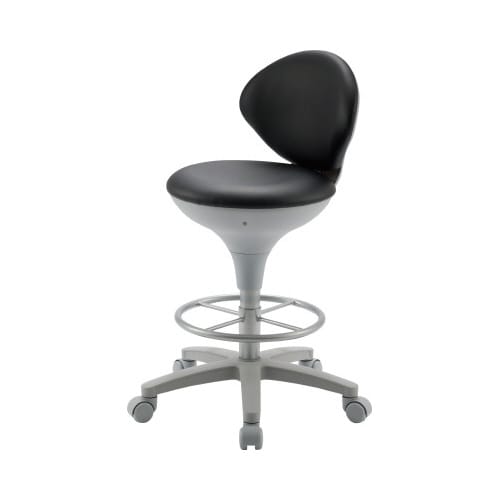 ワーキングスツールハイタイプ ブラック