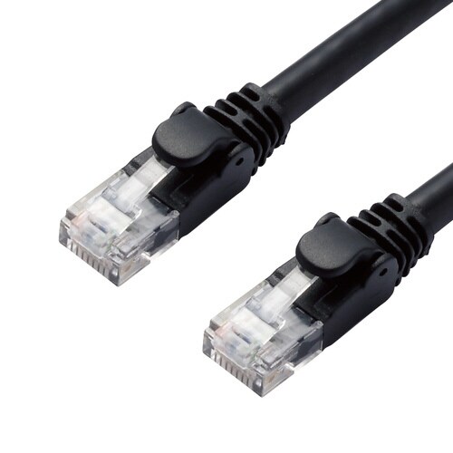 Cat6A対応 RoHS 2m ブラック