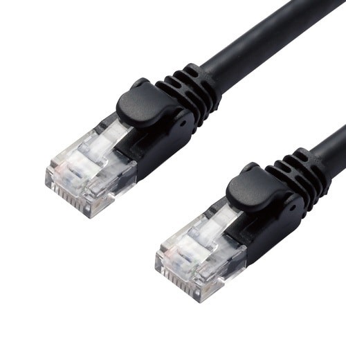 Cat6A対応 RoHS 5m ブラック